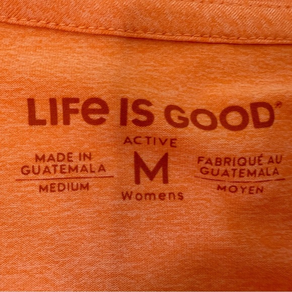 Life is Good Catonic Sleeveless Top Tank Active Wicking UPF 50 Medium NEW. 1003 - Picture 3 of 4